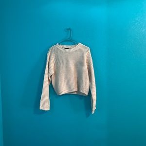 tan sweater
